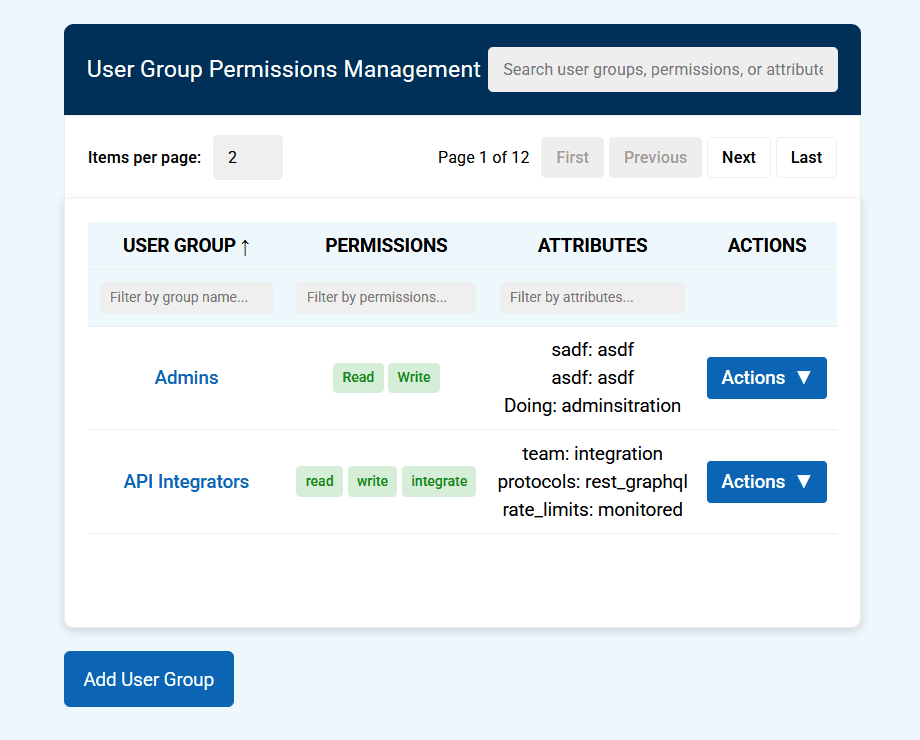 User Group Management System preview
